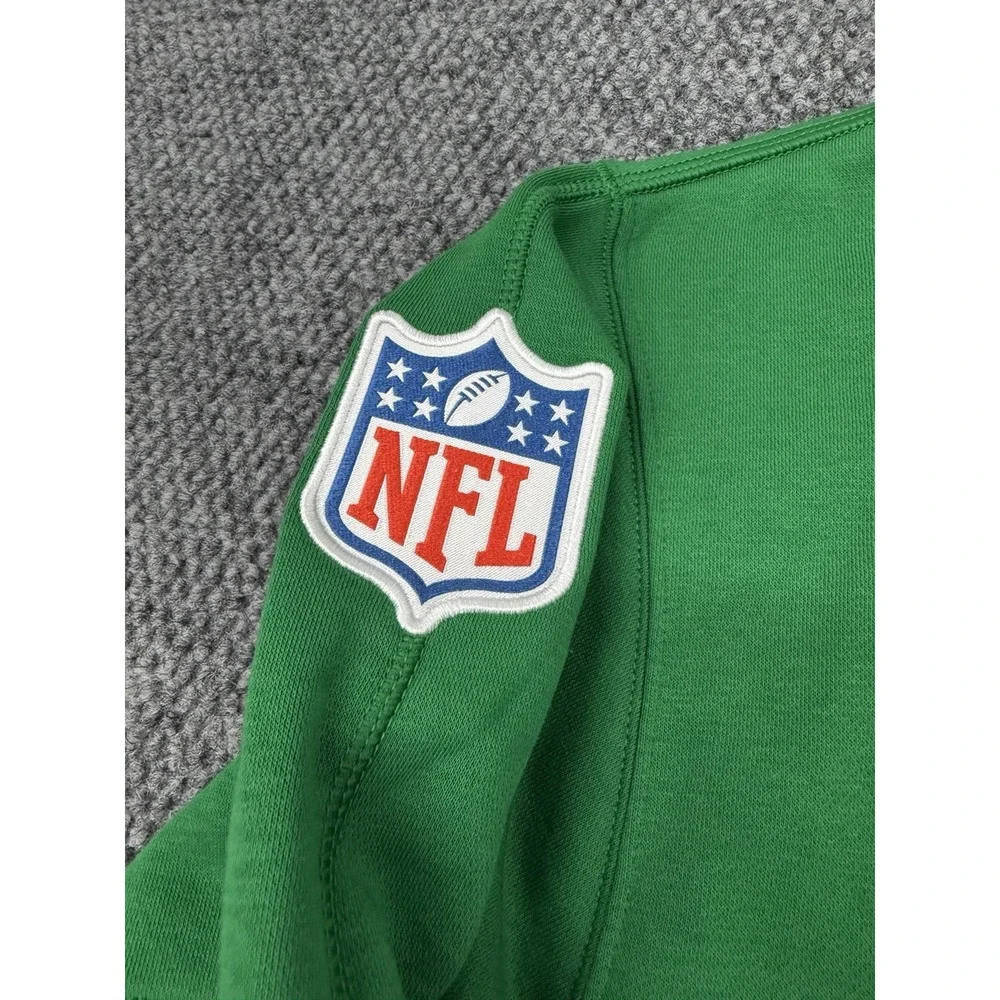 Philadelphia Eagles Men's 2XL Nike Throwback Logo Kelly Green Hoodie - *Read*
